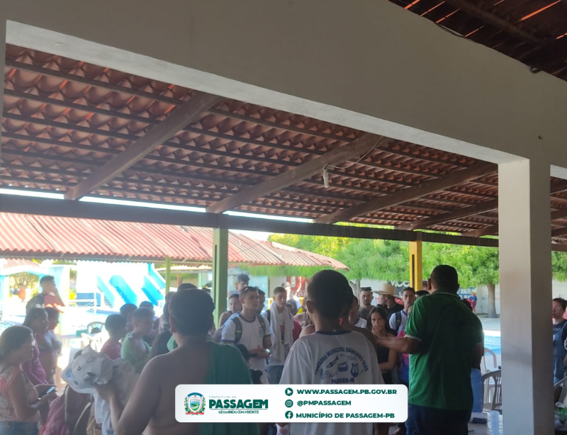 Fanfarra Raimundo Silva participa de momento recreativo proporcionado pela Secretaria de Ação e Assistência Social de Passagem-PB