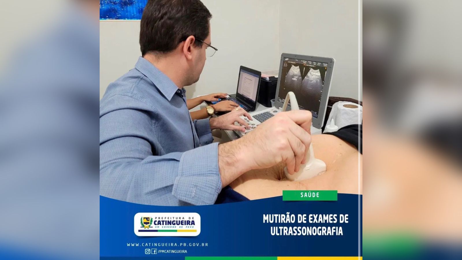 Prefeitura de Catingueira realiza mutirão de ultrassonografias