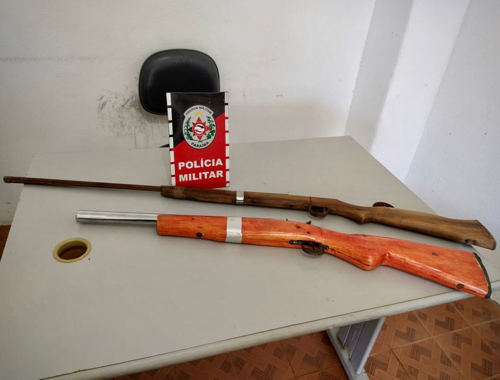 Polícia Militar apreende duas armas de fogo na cidade de São José do Bonfim-PB