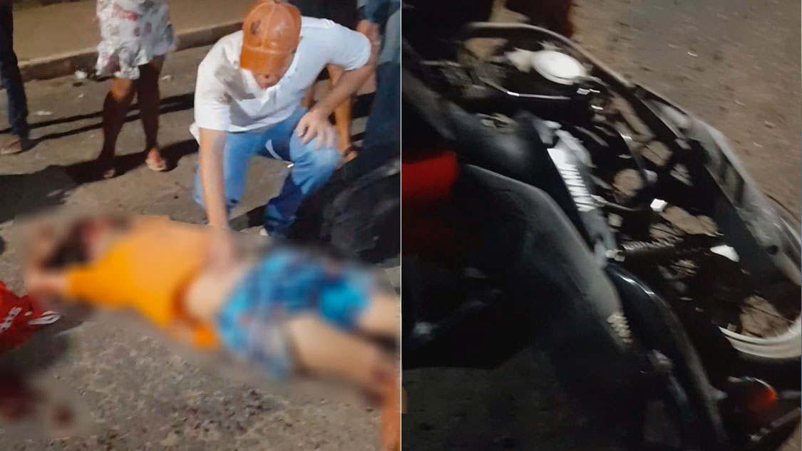 Motociclista fica ferido após colidir com barreira de pedras na alça sudeste, no último domingo (18), em Patos