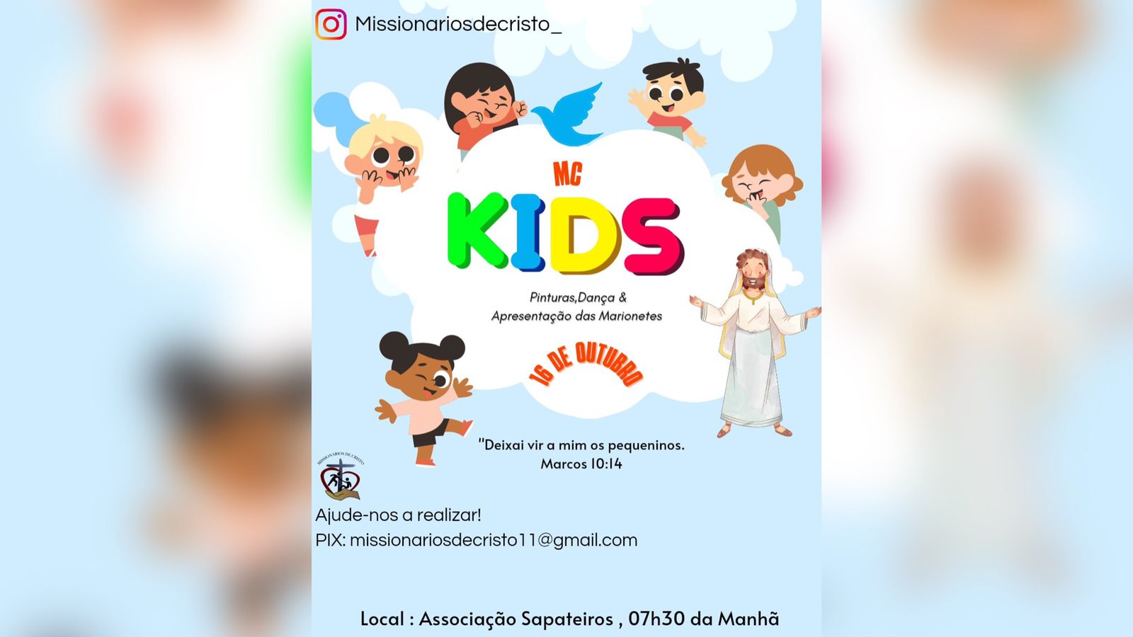 Projeto Missionários de Cristo está arrecadando doações para realizar evento de dia das crianças no bairro dos Sapateiros, em Patos. Veja como ajudar