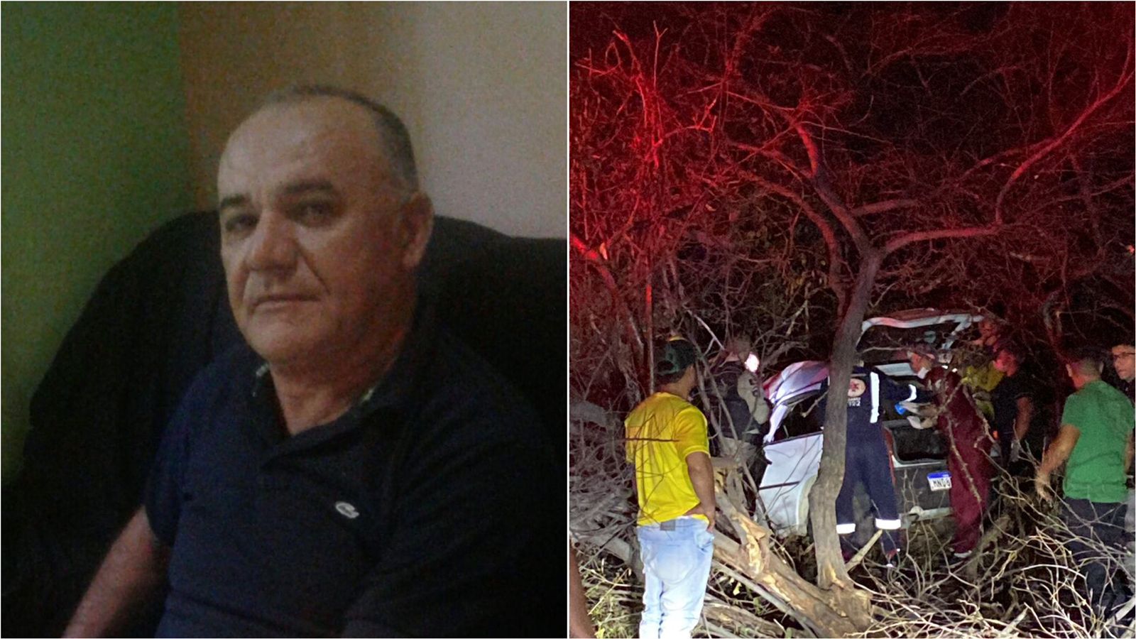 Motorista morre em acidente entre São José do Sabugi e Santa Luzia, na noite desta quinta-feira (22)