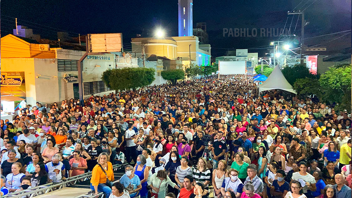 Encerramento da Festa de Nossa Senhora da Guia reúne centenas de fiéis, em Patos. Veja Reportagem