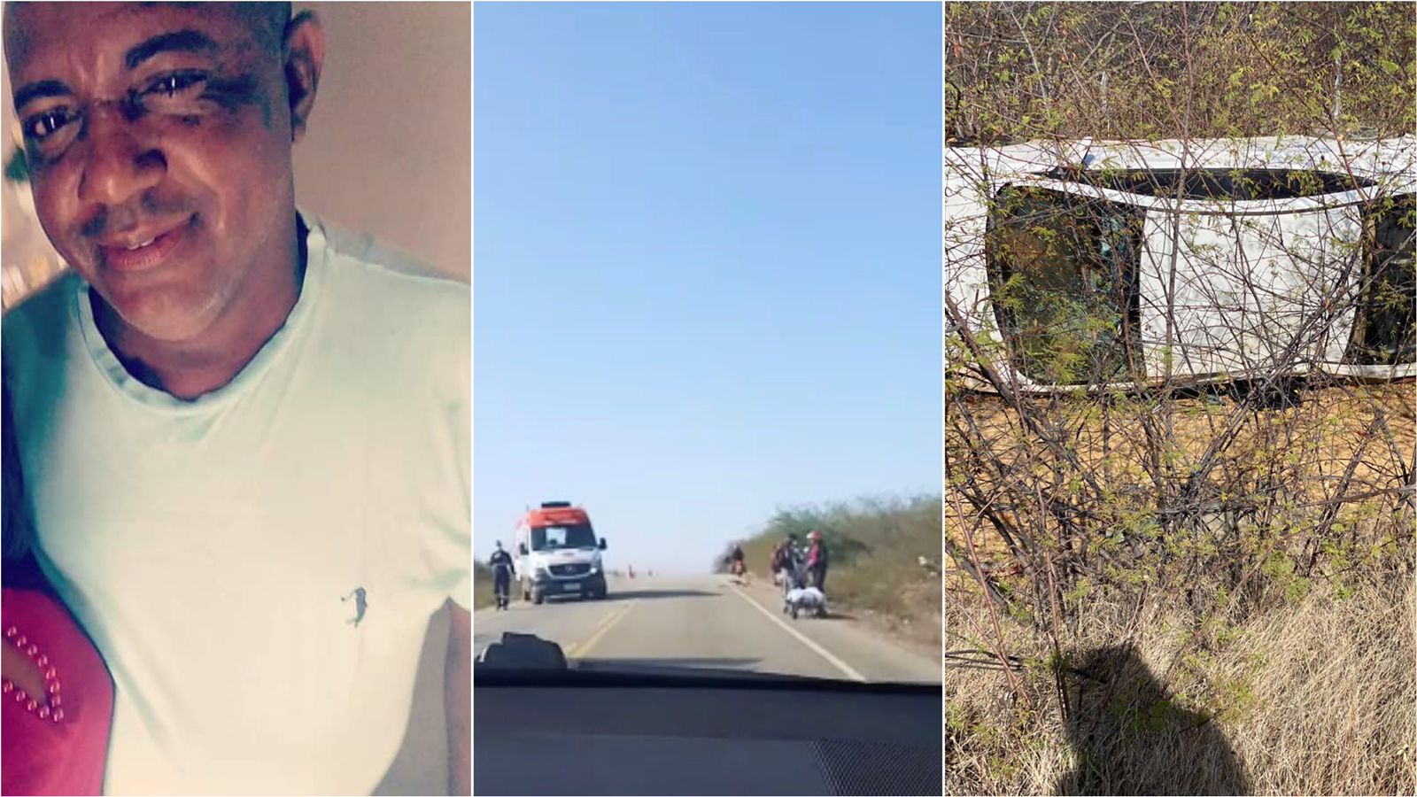 Homem morre e outro fica ferido em colisão envolvendo carro e moto, na PB-275, entre Patos e São José de Espinharas, na manhã desta segunda-feira (26). VÍDEO