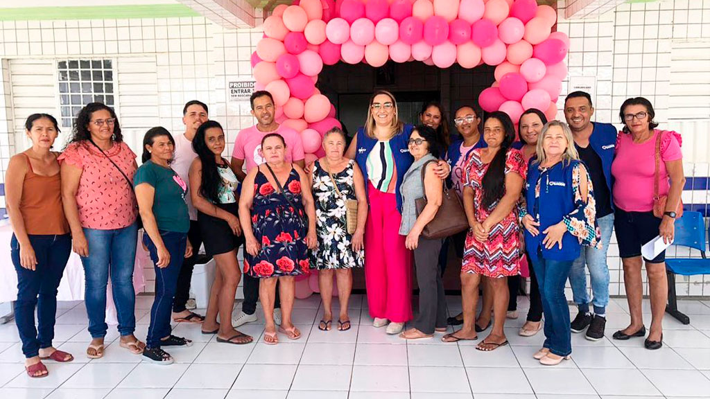 Prefeitura de Areia de Baraúnas realiza oficialmente a abertura da Campanha Outubro Rosa