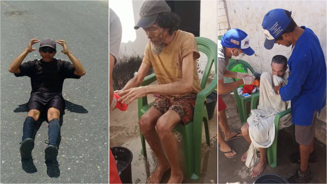 Após algum tempo, popular 