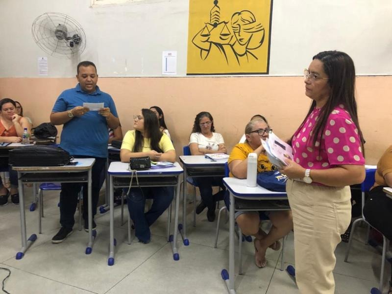 Professores e Formadores da Rede de Ensino de Patos recebem a 6ª formação em serviço do Programa Meta Aprender
