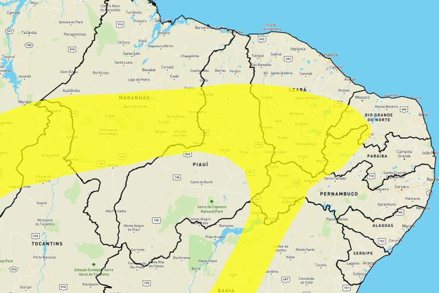 INMET emite alerta de clima seco em 44 cidades do Sertão da Paraíba e recomenda que população evite exposição ao sol