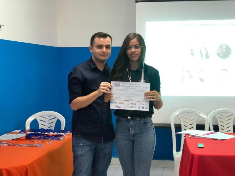 Alunos da ECIM CIEP III, em Patos, recebem medalhas da Olimpíada Brasileira de Astronomia e Astronáutica – OBA  