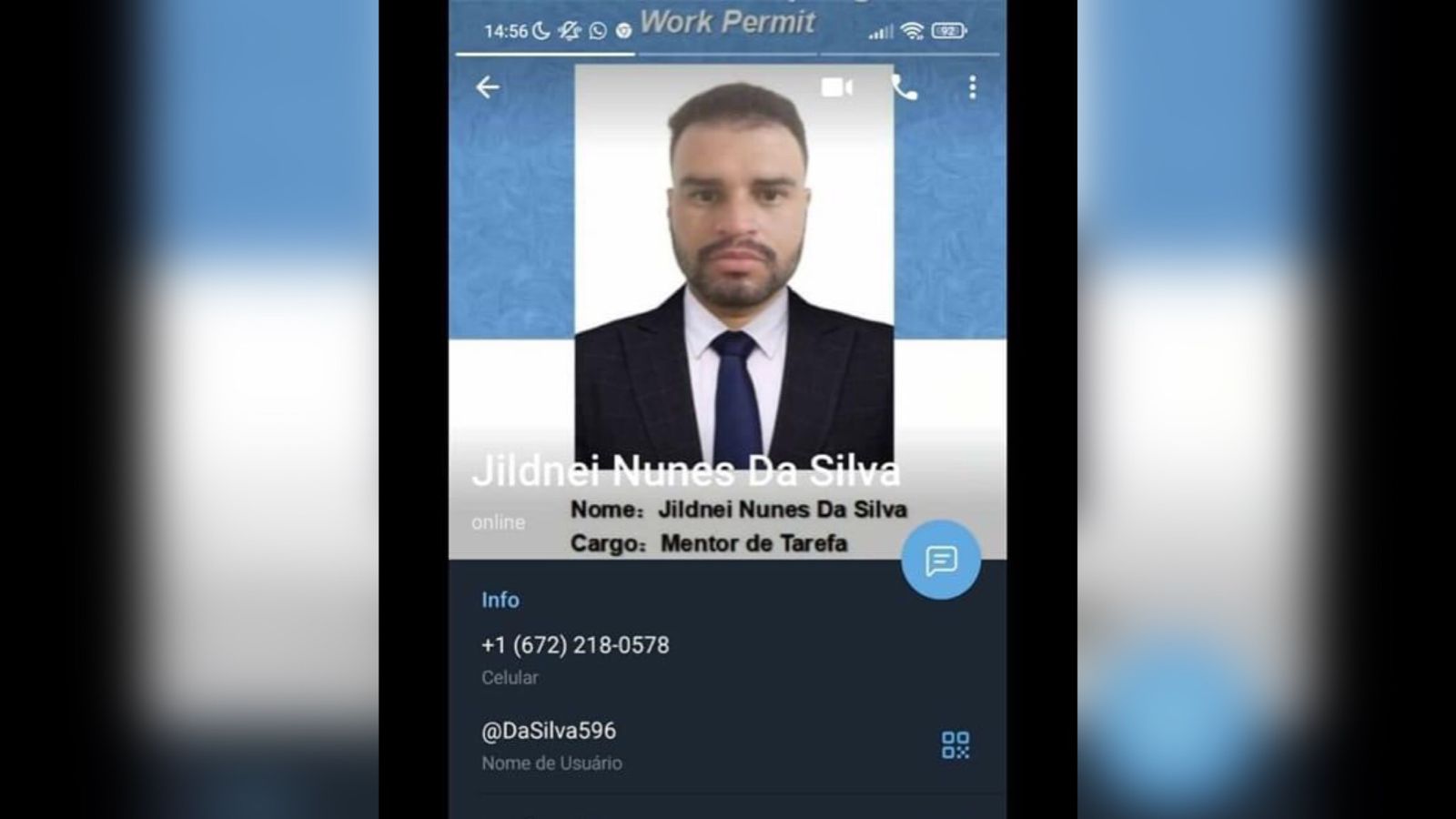 Internauta patoense alerta para quadrilha que está utilizando sua foto e aplicando golpes