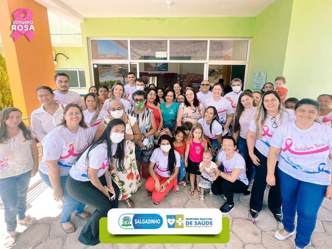 Secretaria de Saúde de Salgadinho realiza palestra e roda de conversa com mulheres do município em alusão ao Outubro Rosa