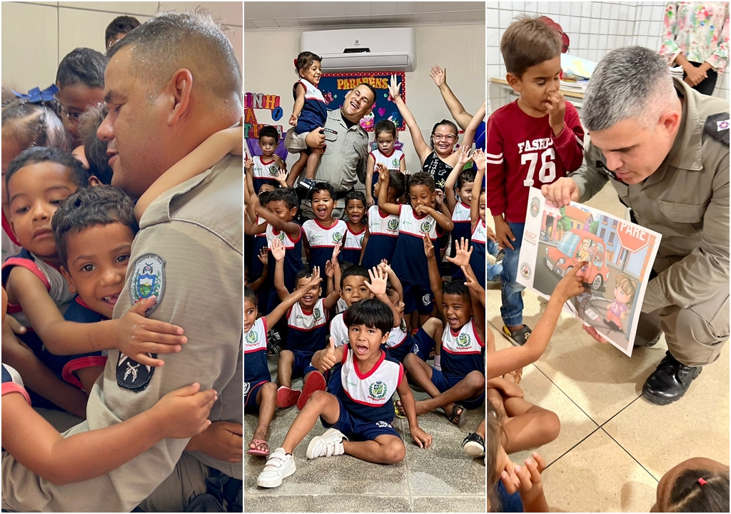 Polícia Militar leva prevenção e alegria às escolas da comunidade quilombola de Serra Feia e Distrito de São Sebastião de Cacimbas