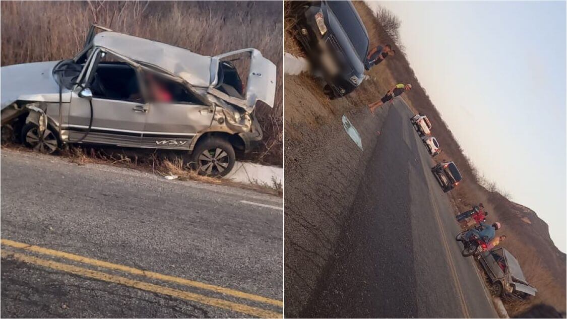 Patoense fica ferido após capotar veículo na tarde desta segunda-feira (31), próximo a Serra do Teixeira