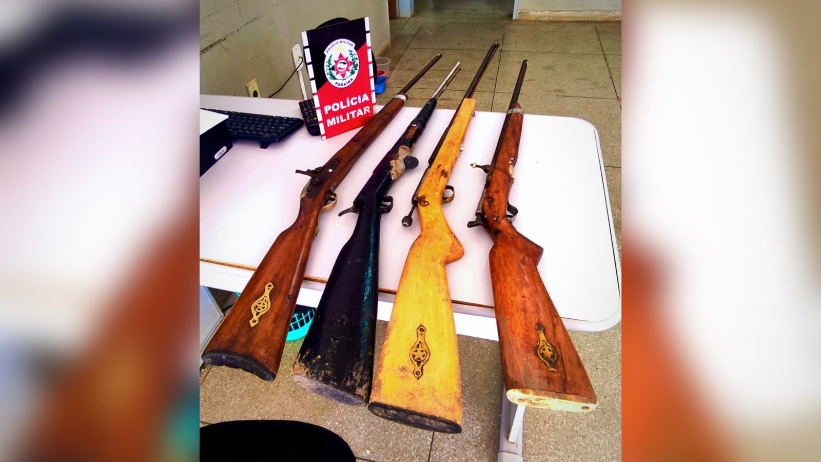 Polícia Militar apreende mais quatro armas de fogo na cidade de Desterro-PB