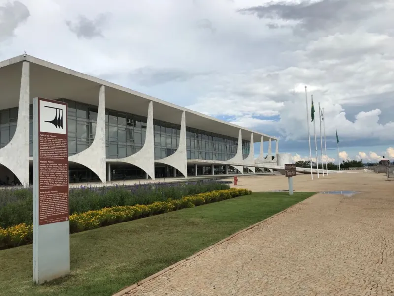 Bolsonaro e ministros recebem Alckmin no Palácio do Planalto