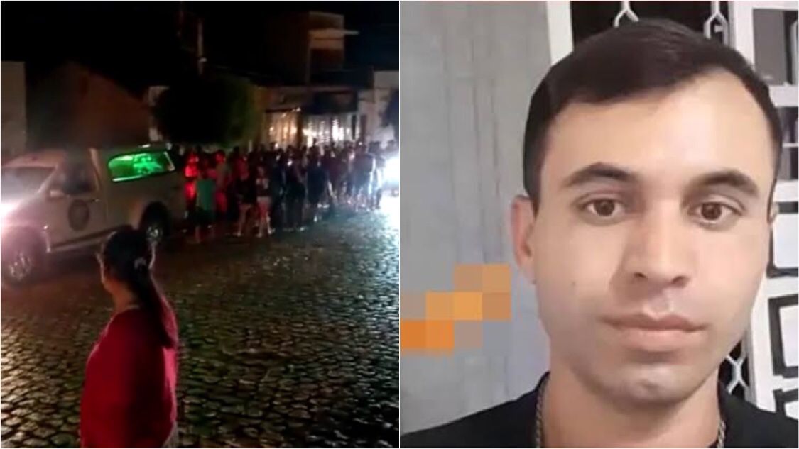 Sob forte comoção, corpo do jovem Adonias Ferreira é sepultado na noite deste domingo (06), em Matureia-PB. VÍDEO