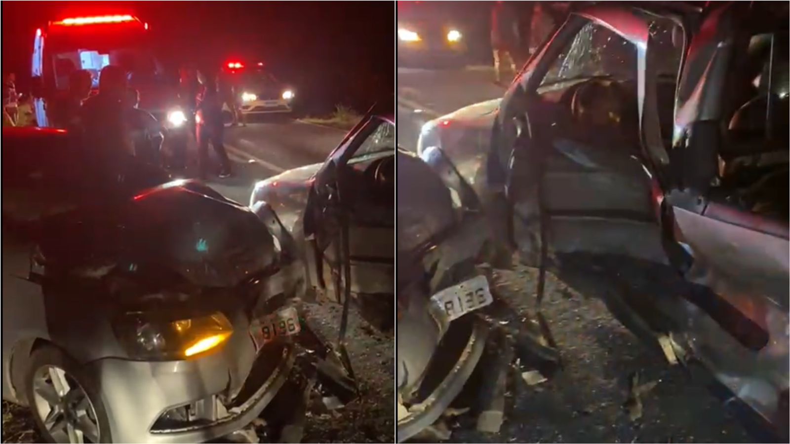 Grave acidente é registrado na BR-361, entre as cidades de Olho D'água e Catingueira, na noite desta quinta-feira (10). Veja vídeo