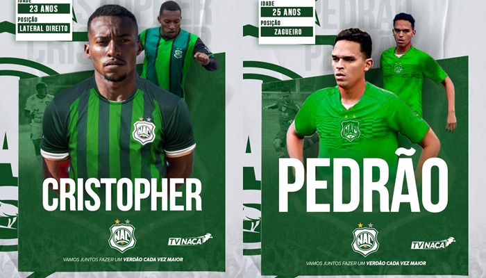 Um zagueiro e um lateral direito são as novas contratações do Nacional de Patos