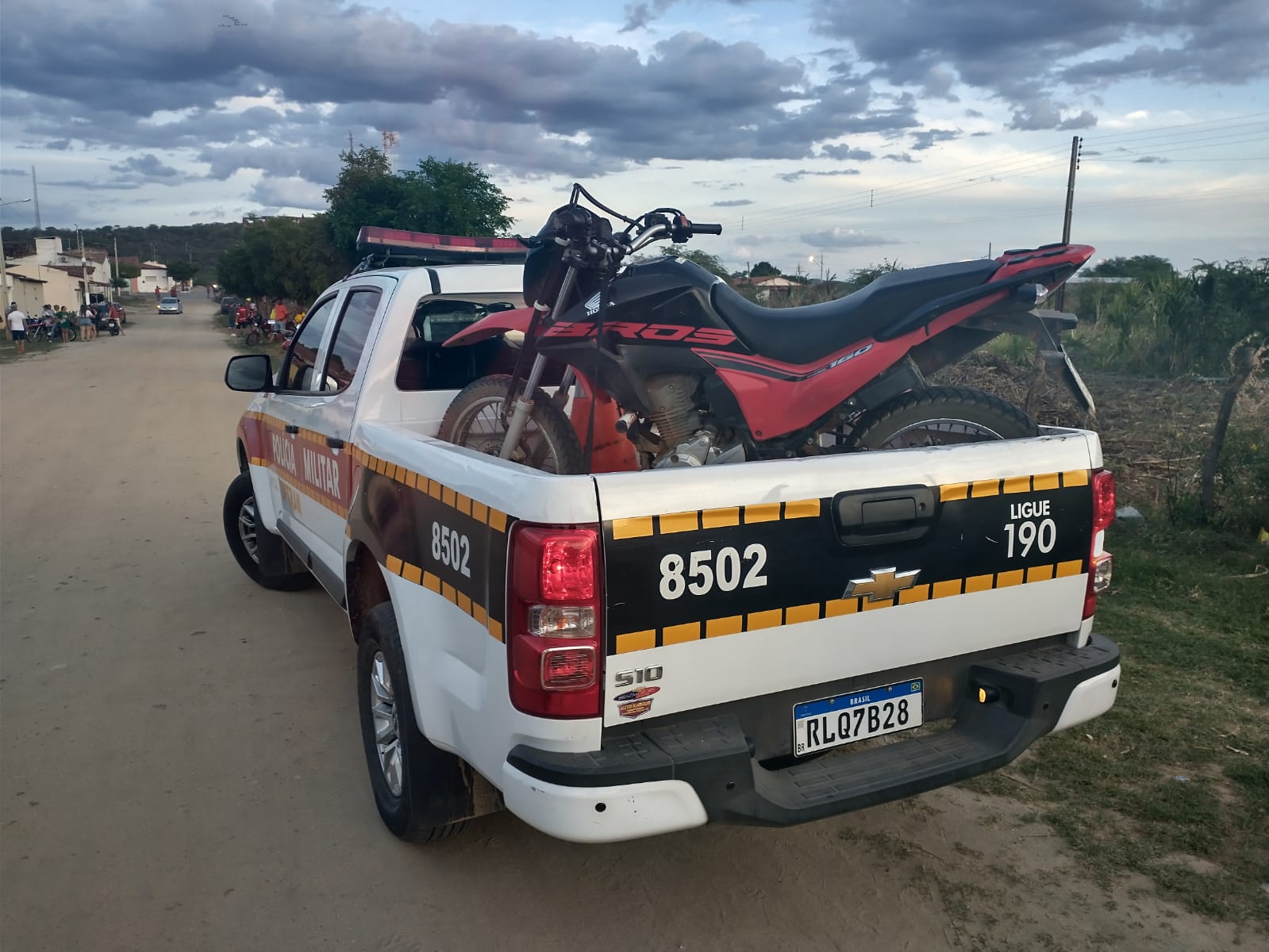 Polícia Militar recupera motocicleta na cidade de São José de Espinharas-PB