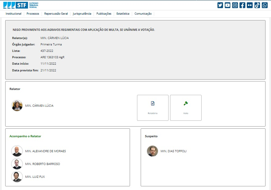 STF rejeita recurso de Ricardo Coutinho contra decisão de inelegibilidade e aplica multa a ex-governador