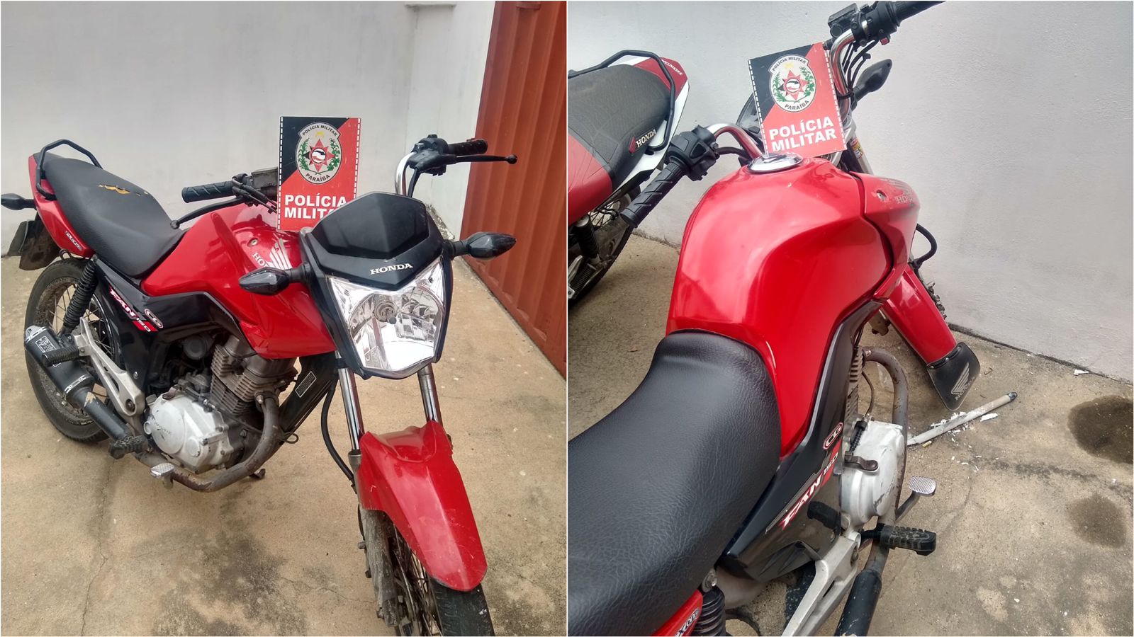 Polícia Militar recupera moto com registro de roubo na Operação Paradigma em Santa Luzia-PB