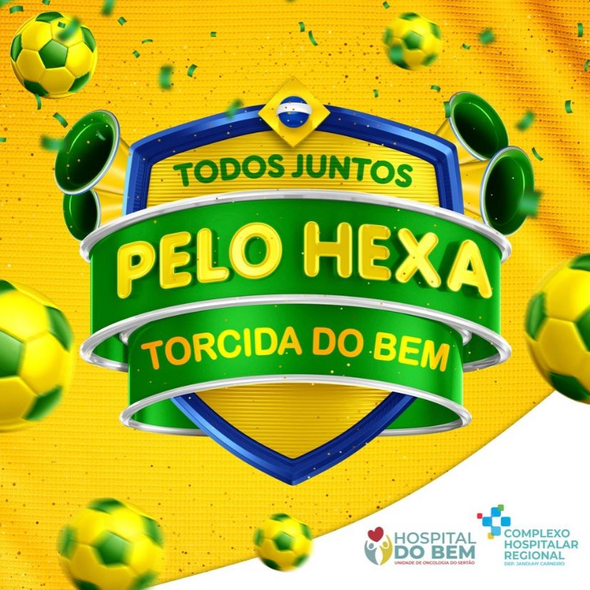 Hospital do Bem vai transmitir jogo de estreia do Brasil para pacientes, acompanhantes e funcionários