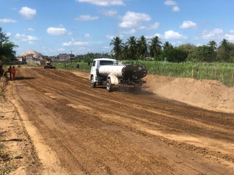 Jacob Souto acompanha serviços da segunda etapa da construção da avenida Lagoa dos Patos