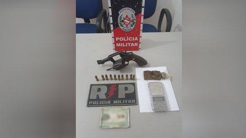 Em Patos, homem é preso e arma é apreendida durante Operação Paradigma da Polícia Militar