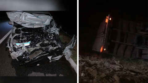 Homem morre em grave acidente na BR-230, entre Malta e Condado, na noite deste domingo (27). Veja Vídeo