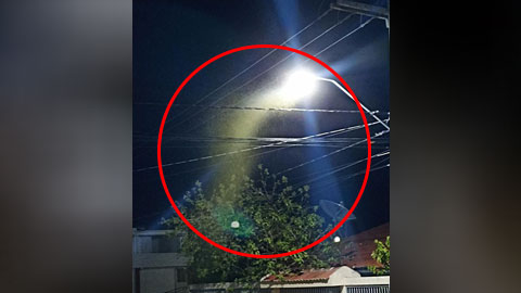 Morador da cidade de Aparecida, no Alto Sertão da Paraíba, registra nuvem de insetos