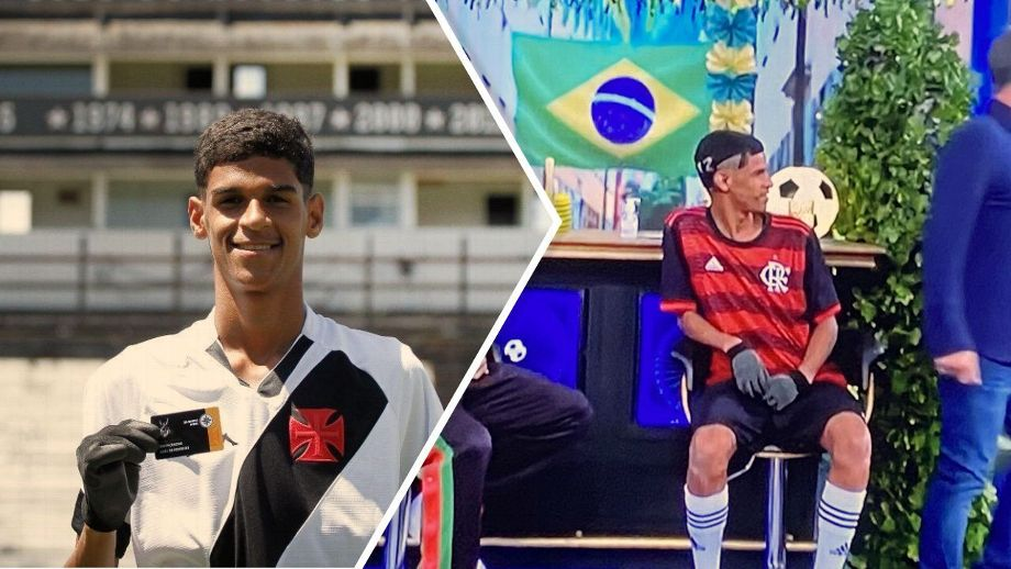 Torcedor do Vasco, Luva de Pedreiro aparece com a camisa do Flamengo e causa alvoroço nas redes sociais