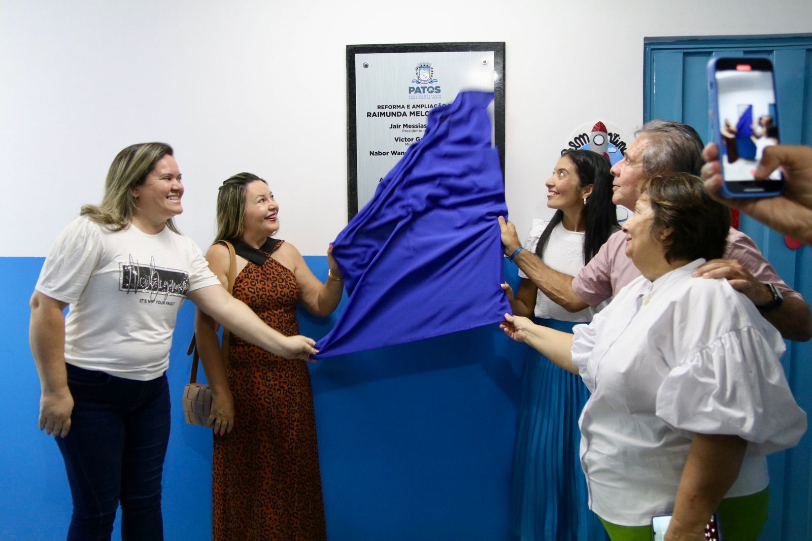 Prefeito Nabor entrega reforma e ampliação da EMEF Raimunda Melo