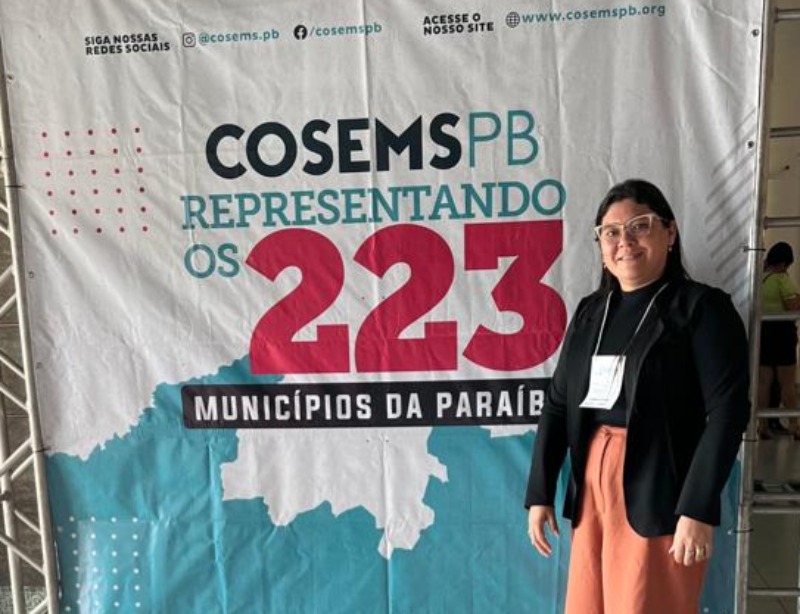 Secretária de Saúde de Passagem-PB participa de Seminário na cidade de João Pessoa