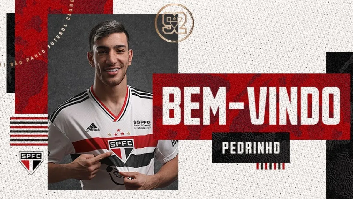 São Paulo anuncia a contratação de Pedrinho, do Lokomotiv