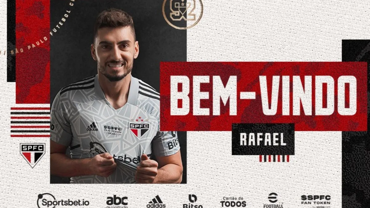 São Paulo anuncia a contratação do goleiro Rafael, ex-Cruzeiro e Atlético-MG