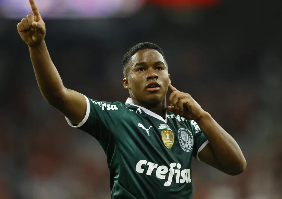 Palmeiras discute detalhes com Real Madrid para transferência de Endrick