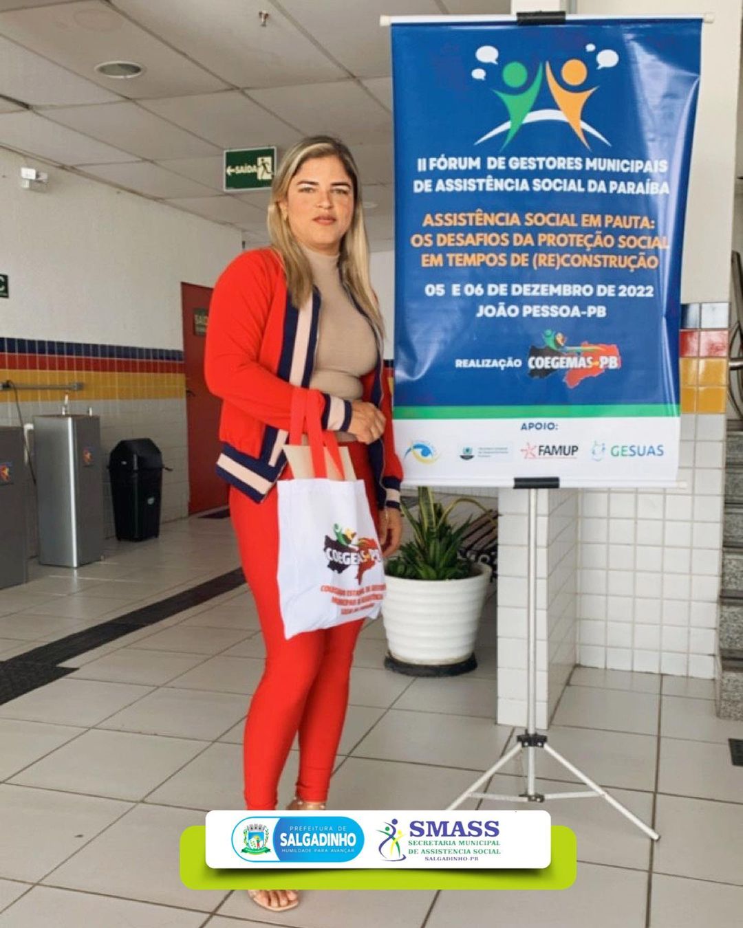 Salgadinho-PB marca presença no II Fórum de Gestores Municipais de Assistência Social