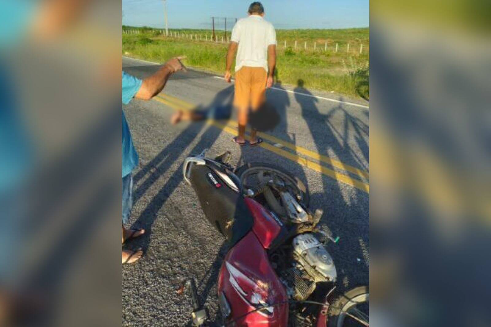 Homem morre em acidente de moto na manhã deste sábado (10) em Piancó