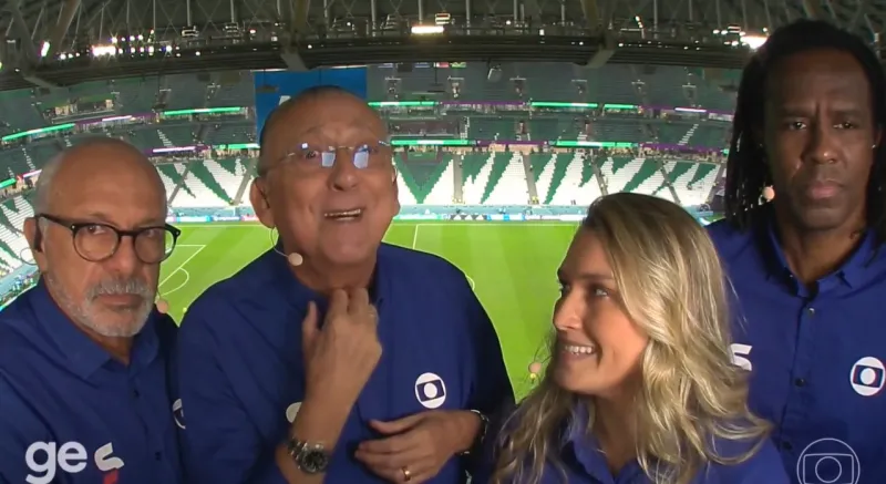 Após 42 anos, Galvão Bueno se despede da narração de jogos da Seleção em Copas do Mundo