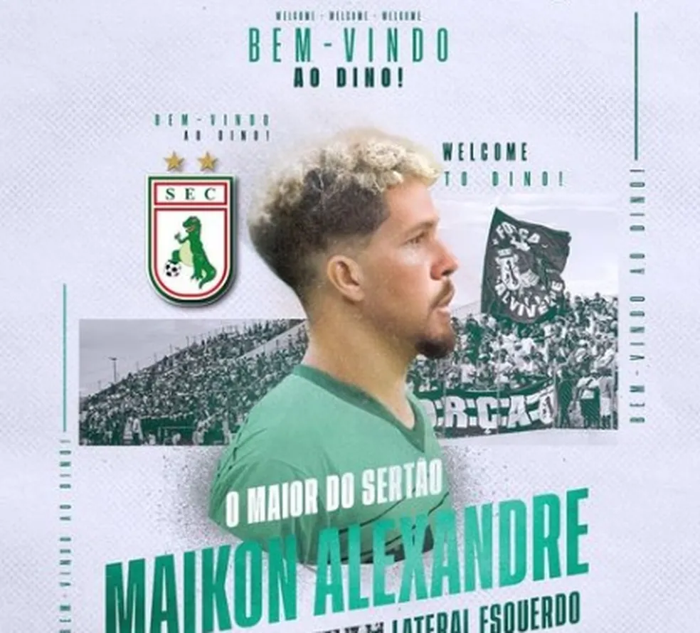 Sousa acerta com Maikon, ex-Carajás, para a lateral esquerda