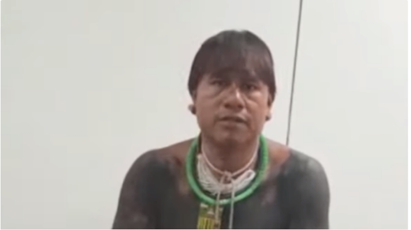 Cacique preso a mando de Moraes grava vídeo na PF e manda recado. Veja