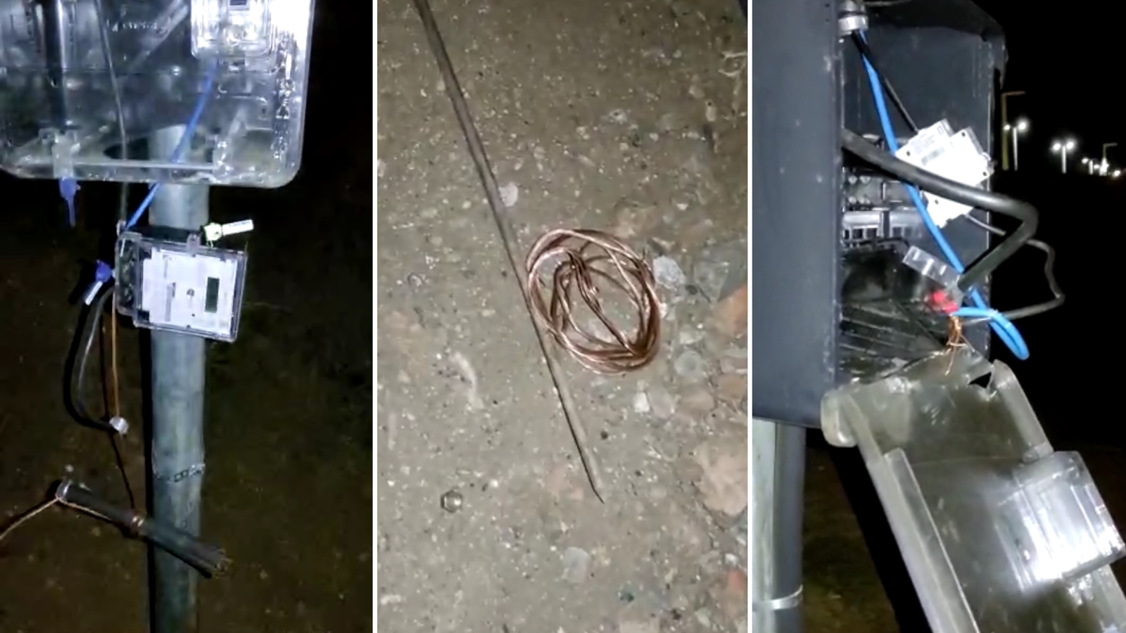 Comerciantes do espaço Food Park têm fios, caixas de energia e registros de consumo danificados e furtados na madrugada desta quarta (14); Veja Vídeo