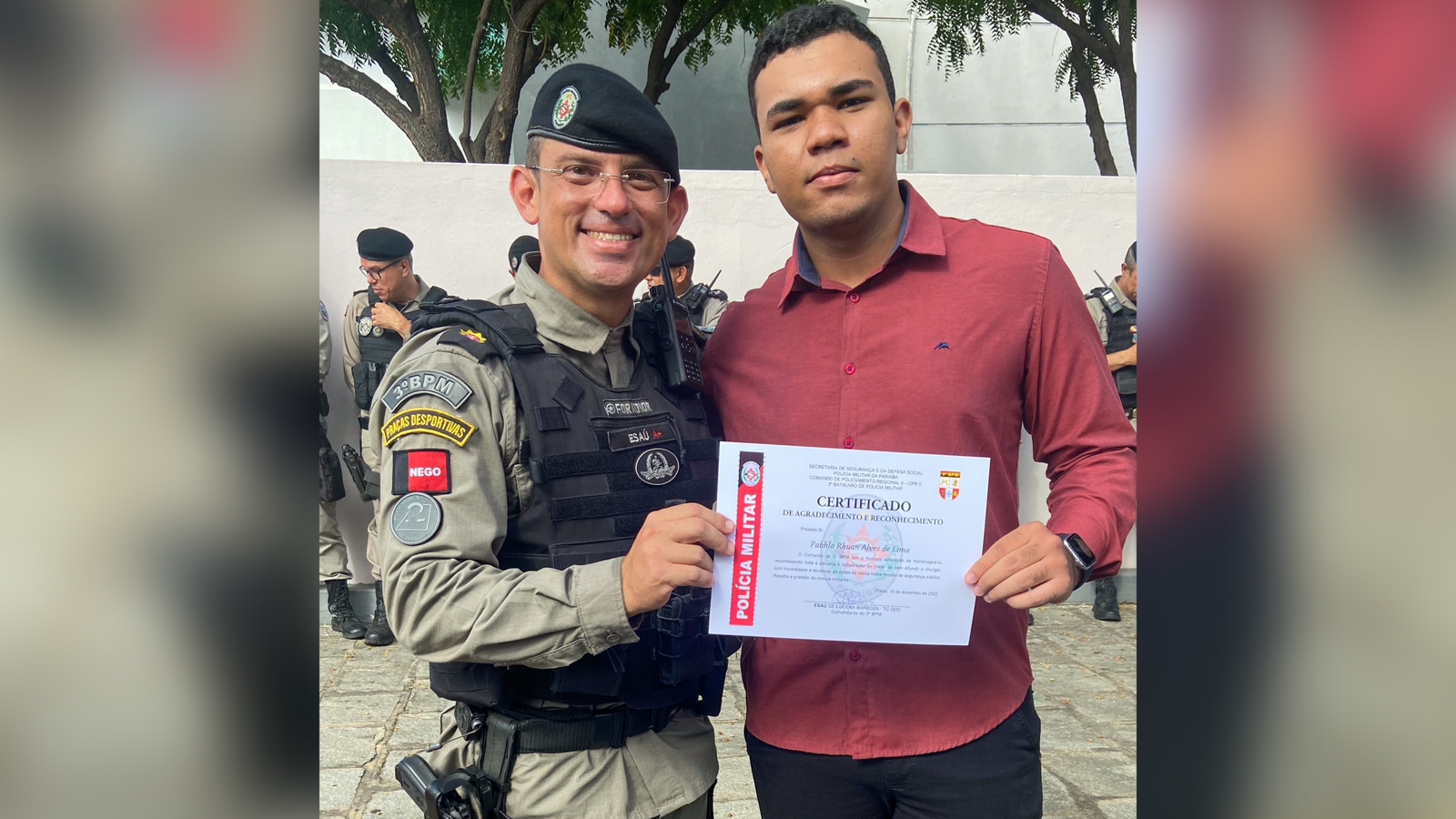 Comandante do 3º BPM realiza solenidade para homenagear profissionais da imprensa
