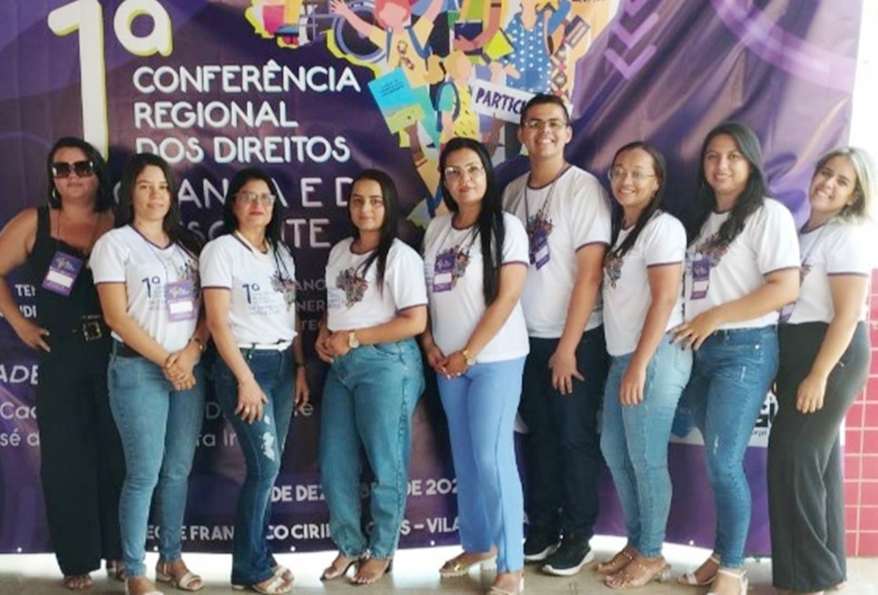 Sec. de Assistência Social de Cacimba de Areia participa da 1ªConferência Regional dos Direitos da Criança e do Adolescente