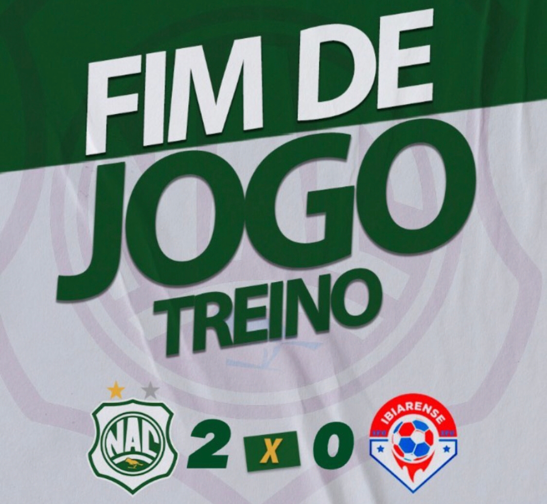 Nacional de Patos bate o Ibiarense por 2 a 0 neste sábado (17), em primeiro jogo-treino da pré-temporada