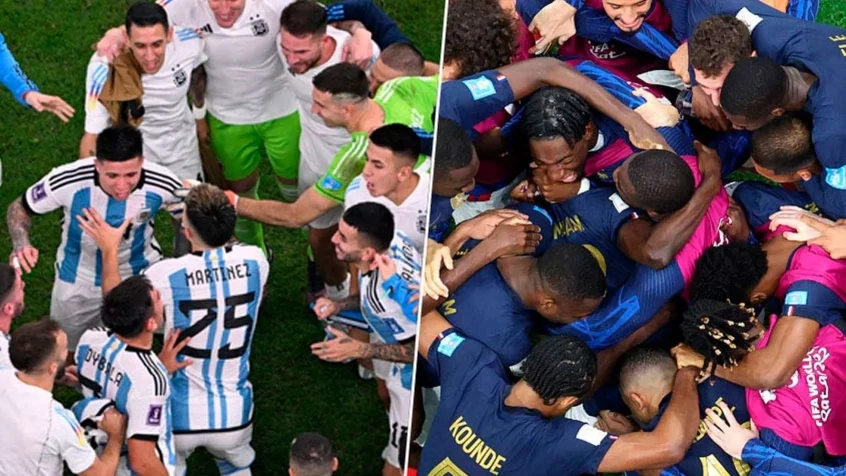 Argentina e França duelam por tricampeonato inédito da Copa do Mundo