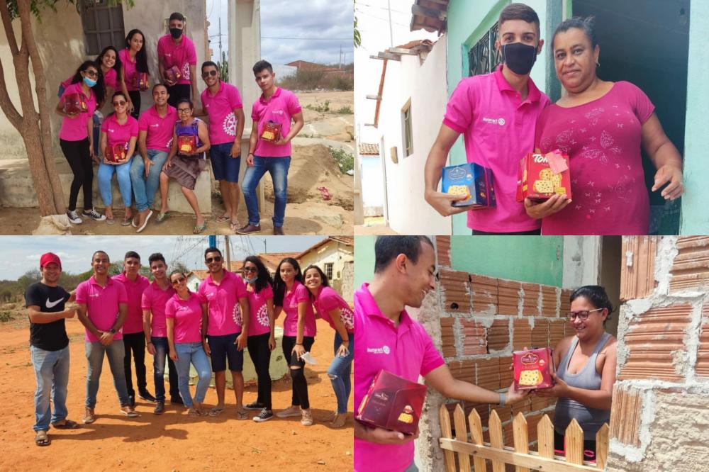 Rotaract Club de Teixeira faz campanha de arrecadação de panetones para famílias carentes. Saiba como doar