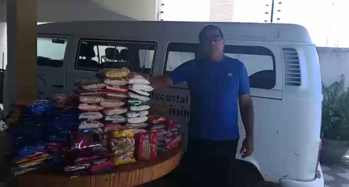 Igreja Pentecostal Esconderijo do Altíssimo está arrecadando alimentos para doar às famílias carentes de Patos; veja como ajudar