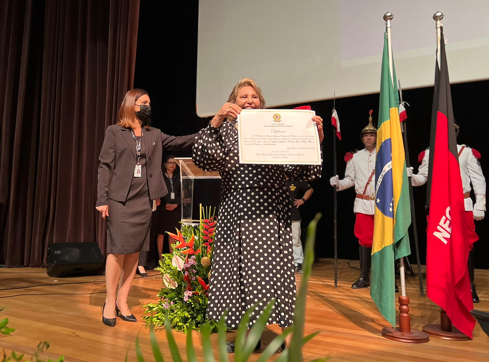 Com homenagem do TRE, Francisca Motta é diplomada pela sexta vez, deputada estadual