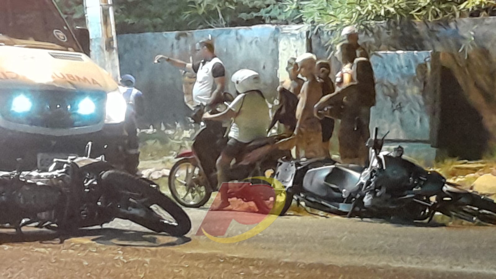 Policiais da ROTAM sofrem acidente na noite desta quarta-feira (21), em Patos, durante perseguição; Veja Vídeo